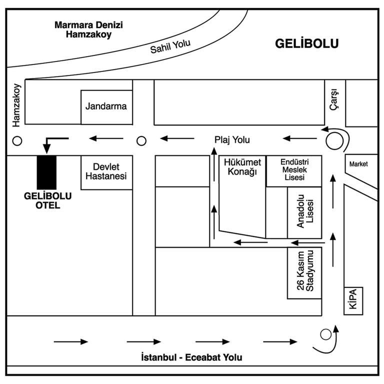 Gelibolu Hotel מראה חיצוני תמונה